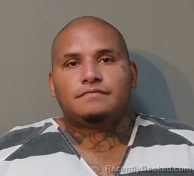 Mugshot of Irving Nazaet Rodriguez booked in Franklin County, Texas on August 12, 2026