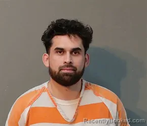 Mugshot of Brayam Velazquez booked in Franklin County, Texas on August 21, 2026