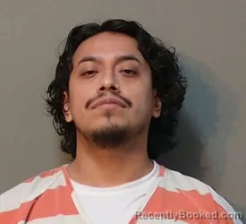 Mugshot of Samuel Isai Ortega booked in Franklin County, Texas on August 21, 2026