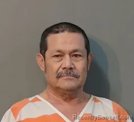 Mugshot of Daniel Diaz Ramirez booked in Franklin County, Texas on August 27, 2026