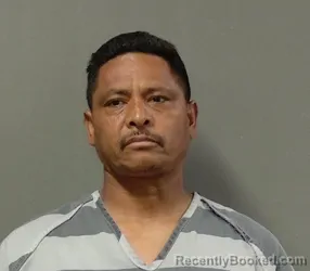Mugshot of Rene Martinez Cruz booked in Franklin County, Texas on September 7, 2026