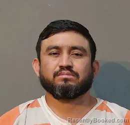 Mugshot of Ismael Barboza booked in Franklin County, Texas on April 14, 2026