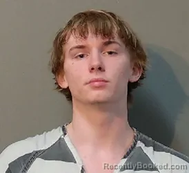 Mugshot of Evan Paul Waylon Thomas Dunklin booked in Franklin County, Texas on April 20, 2026