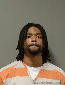 Mugshot of Juwon Courvosie Johnson booked in Franklin County, Texas on April 29, 2026