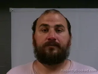 Mugshot of Mathew Aaron Cox booked in Barbour County, West Virginia on April 19, 2026