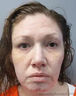 Mugshot of Ashley Nichole Sansone booked in Berkeley County, West Virginia on April 2, 2026