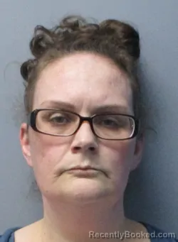 Mugshot of Crystal Jean Wells booked in Berkeley County, West Virginia on March 23, 2026