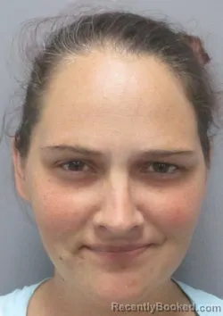 Mugshot of Candice Renee Bailey-Stouter booked in Berkeley County, West Virginia on April 24, 2026