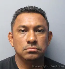 Mugshot of Hugo Ernesto Sura-Rodriguez booked in Berkeley County, West Virginia on August 26, 2026