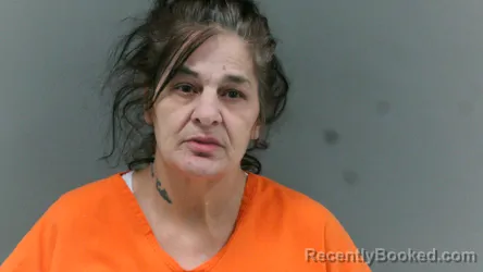 Mugshot of Stacie Denise Collins booked in Berkeley County, West Virginia on April 2, 2026