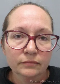 Mugshot of Tiffany Rae Carter booked in Berkeley County, West Virginia on August 25, 2026