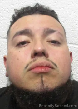 Mugshot of Xavier Alexis Morales booked in Berkeley County, West Virginia on April 29, 2026