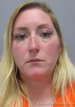 Mugshot of Laura Ashley Barnes booked in Berkeley County, West Virginia on April 27, 2026