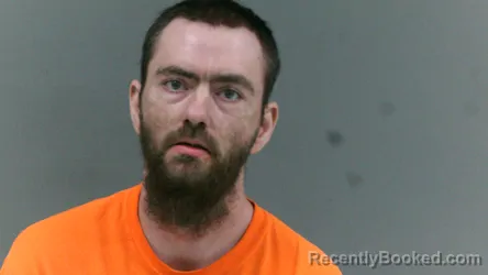 Mugshot of Aaron Quincy Barker booked in Boone County, West Virginia on April 11, 2026