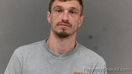 Mugshot of Brandon Ray Poe booked in Boone County, West Virginia on April 3, 2026