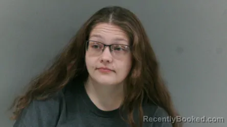 Mugshot of Heather Ann Poe booked in Boone County, West Virginia on April 23, 2026