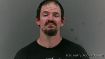 Mugshot of Mathew Ray Hunter booked in Boone County, West Virginia on April 30, 2026