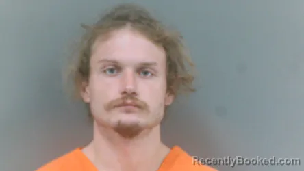 Mugshot of Nathaniel Lee Adkins booked in Boone County, West Virginia on July 7, 2026