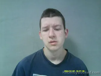 Mugshot of Hunter Lee Taylor booked in Braxton County, West Virginia on April 7, 2026