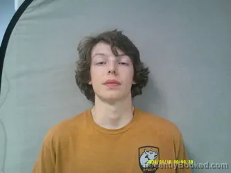 Mugshot of Hunter Michael James booked in Braxton County, West Virginia on April 10, 2026