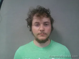 Mugshot of Skyler James Barker booked in Braxton County, West Virginia on June 8, 2026