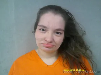 Mugshot of Tatiana Jennings booked in Braxton County, West Virginia on April 13, 2026