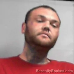 Mugshot of Austin Shane Enyart booked in Cabell County, West Virginia on August 6, 2026