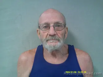 Mugshot of Richard Earl Conley booked in Calhoun County, West Virginia on April 2, 2026