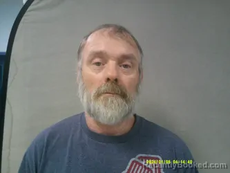 Mugshot of Ronald Lee Sampson booked in Calhoun County, West Virginia on March 23, 2026