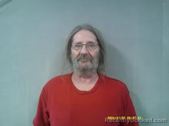 Mugshot of Thomas Joe Roberts booked in Calhoun County, West Virginia on March 25, 2026