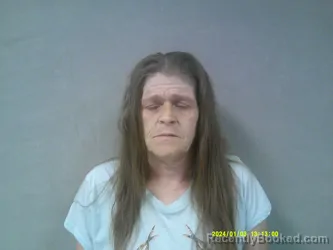 Mugshot of Annette Lee Burke booked in Clay County, West Virginia on April 16, 2026