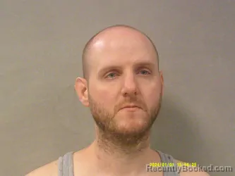 Mugshot of Brandon Lee Kemper booked in Clay County, West Virginia on April 20, 2026