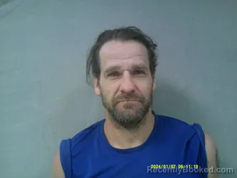 Mugshot of Daniel Eugene Vaughan booked in Clay County, West Virginia on March 25, 2026