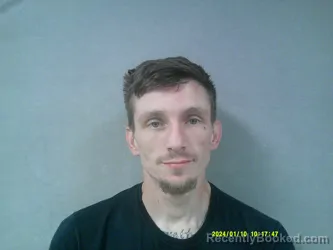 Mugshot of Justin Matthew Hannah booked in Clay County, West Virginia on April 28, 2026