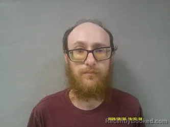 Mugshot of Joshua Wade Nichols booked in Clay County, West Virginia on August 5, 2026