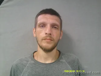 Mugshot of Matthew Scott Stutler booked in Clay County, West Virginia on August 3, 2026
