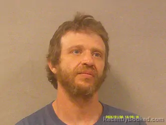 Mugshot of Christopher Lee Hall booked in Gilmer County, West Virginia on April 25, 2026