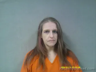 Mugshot of Chasity Nicole Shock booked in Gilmer County, West Virginia on March 29, 2026