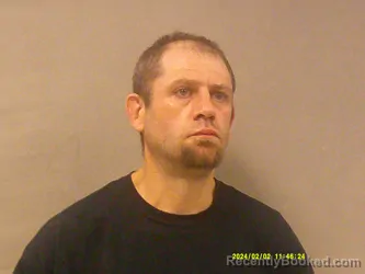 Mugshot of Daniel Lee Donaldson booked in Gilmer County, West Virginia on May 21, 2026