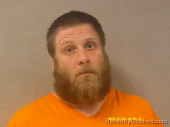 Mugshot of Jarrod Carl Claypool booked in Gilmer County, West Virginia on April 1, 2026