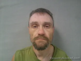 Mugshot of Kerry Darios Riffle booked in Gilmer County, West Virginia on August 24, 2026