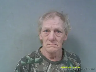 Mugshot of Rodney Lynn Townsend booked in Gilmer County, West Virginia on April 20, 2026