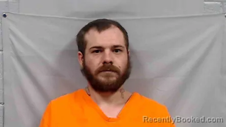 Mugshot of Andrew George Wolfe booked in Greenbrier County, West Virginia on August 13, 2026