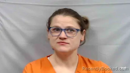 Mugshot of Jessica Louise Burkhamer booked in Greenbrier County, West Virginia on October 6, 2026