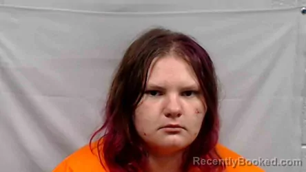 Mugshot of Jasmine Pearl Leigh Cottrell booked in Greenbrier County, West Virginia on June 13, 2026