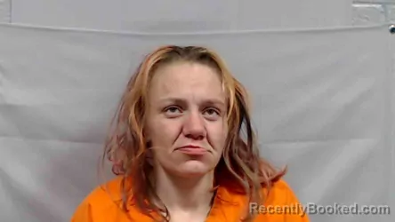 Mugshot of Monica Danielle Feury booked in Greenbrier County, West Virginia on May 1, 2026