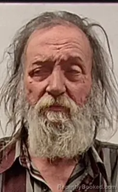 Mugshot of Raymond Frera Ganoe booked in Hampshire County, West Virginia on March 23, 2026