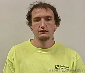 Mugshot of Tyler William Alger booked in Hampshire County, West Virginia on October 14, 2026