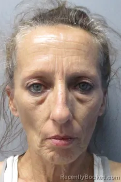 Mugshot of Carol Lee Moore booked in Harrison County, West Virginia on August 8, 2026