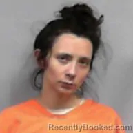 Mugshot of Justine Mae Macintyre booked in Harrison County, West Virginia on May 1, 2026